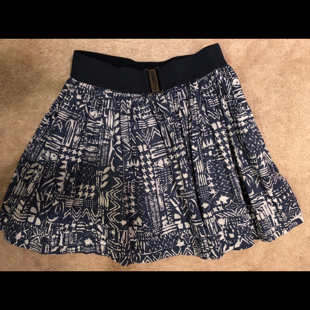 Hollister patterned skirt